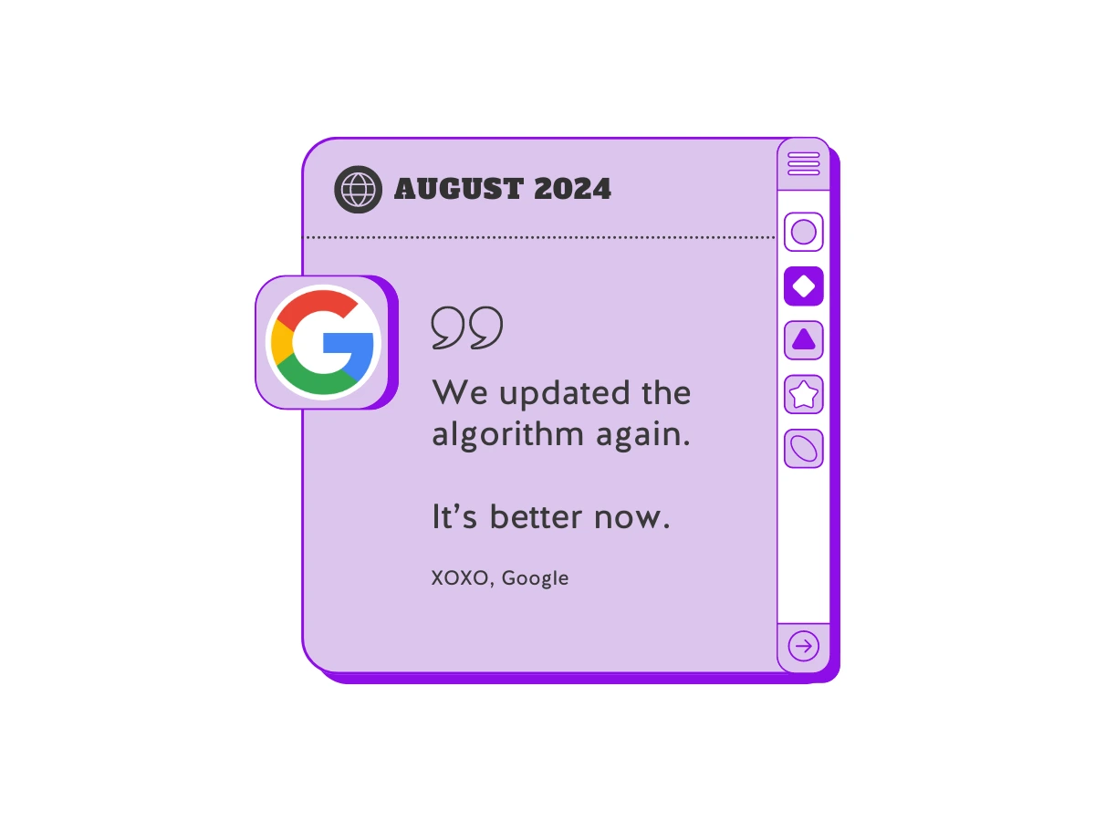 Let's Talk About The Google Core Algorithm Update For August 2024